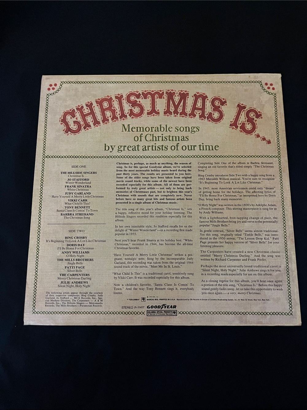 "Christmas Is..." Vintage Holiday Vinyl Album - Picture 2 of 8
